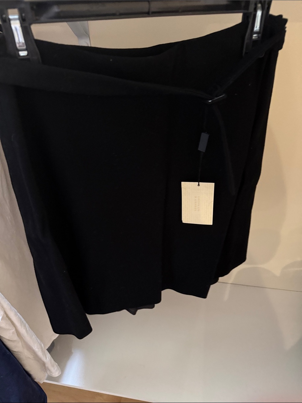Emporio Armani Black  Skirt — 100% wool NWT